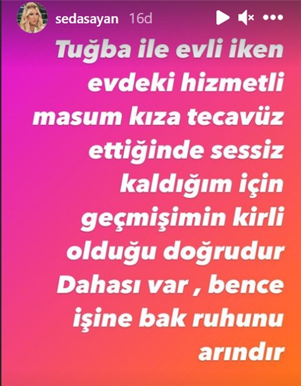 Seda Sayan'dan <a class='keyword-sd' href='/mehmet-ali-erbil-2/' title='Mehmet Ali Erbil'>Mehmet Ali Erbil</a>'e tecavüz suçlaması